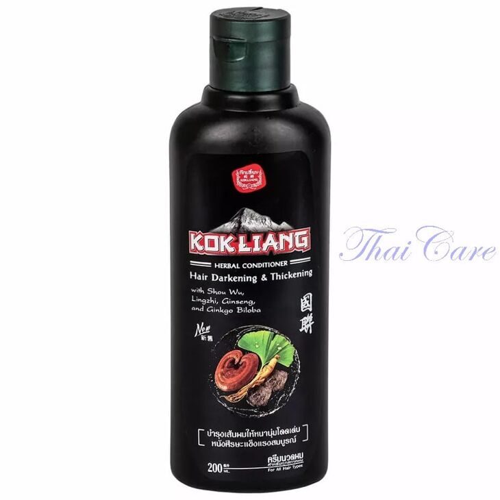 Кондиционер для темных волос Kokliang Conditioner Hair Darkening Thickening, 200 мл