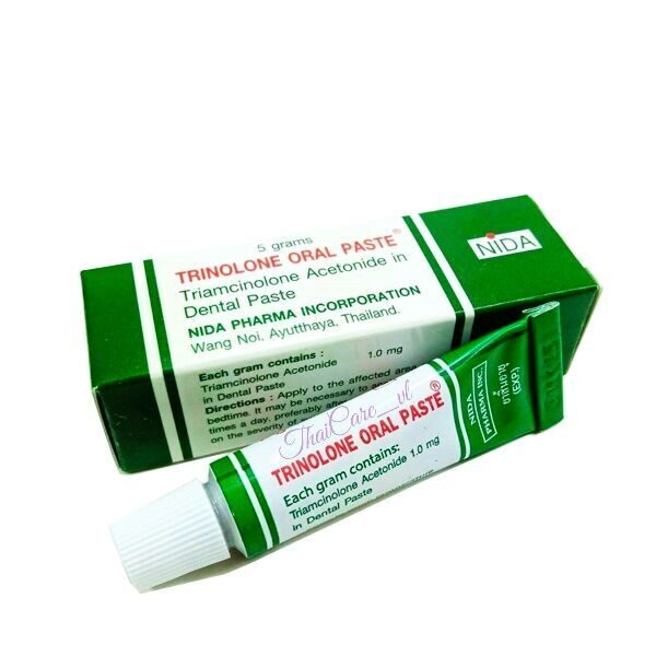 Мазь от стоматита и воспалений Триналон – Trinalone oral paste Nida