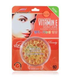 Капсулы для лица с Витамином Е , Piaoxiu Multi-purpose Vitamin E Skincare Element, 60 капс