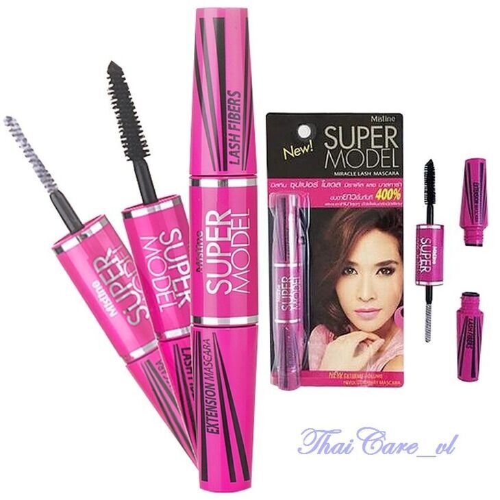 Удлиняющая тушь для ресниц "Супермодель" Mistine Super Model Miracle Lash Mascara 5,5 g.