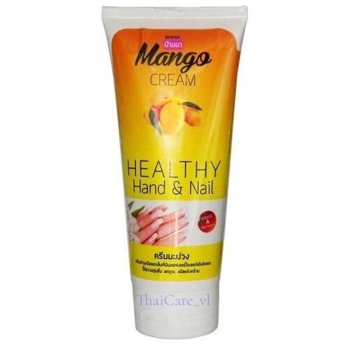 Крем для рук и ногтей Banna "Манго" с маслом манго и витамином Е 200 мл., Healty Hand And Nail Cream Banna Mango