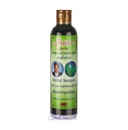 Шампунь от выпадения волос Джинда Jinda Herbal Shampoo Fresh Mee Leaf Butterfly Pea Hair Growth