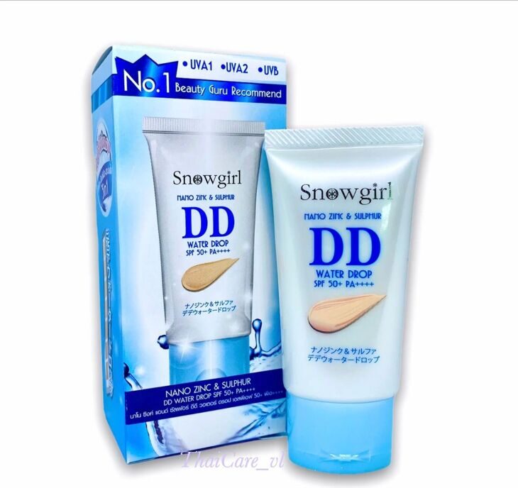 Увлажняющий DD крем SPF 50+ PA ++++, Snowgirl DD Water Drop SPF 50+ PA ++++, 25 гр